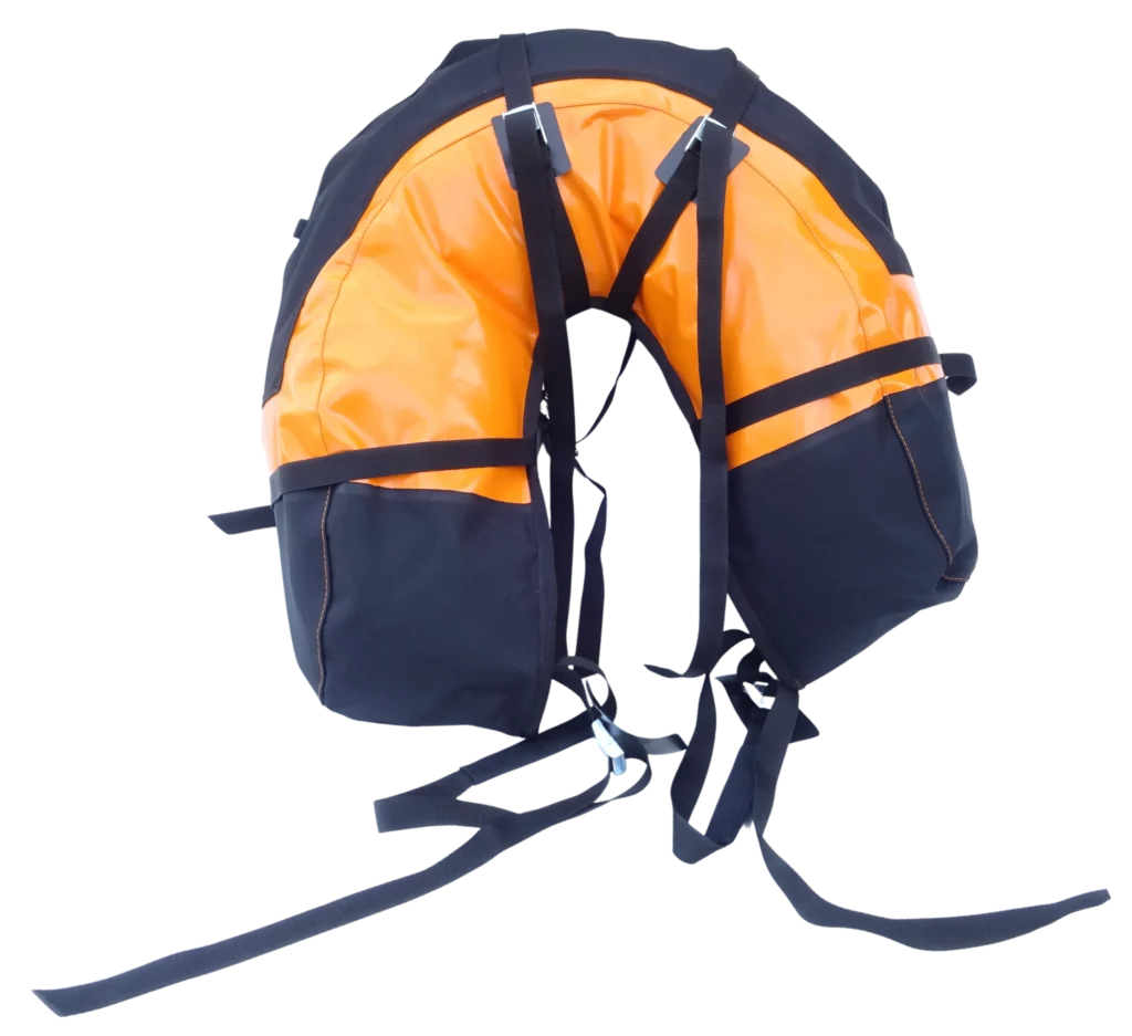 sedlová brašna Podkova65 oranžová na motorku