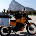 Zadní vak na motorku 20 l – boční vstup materiál: Plastel 1