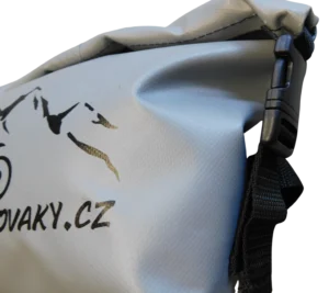 Brašna na řídítka – detail zapínání