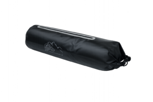 Úzký vak na stan na motorku – boční vstup pískovo-černá