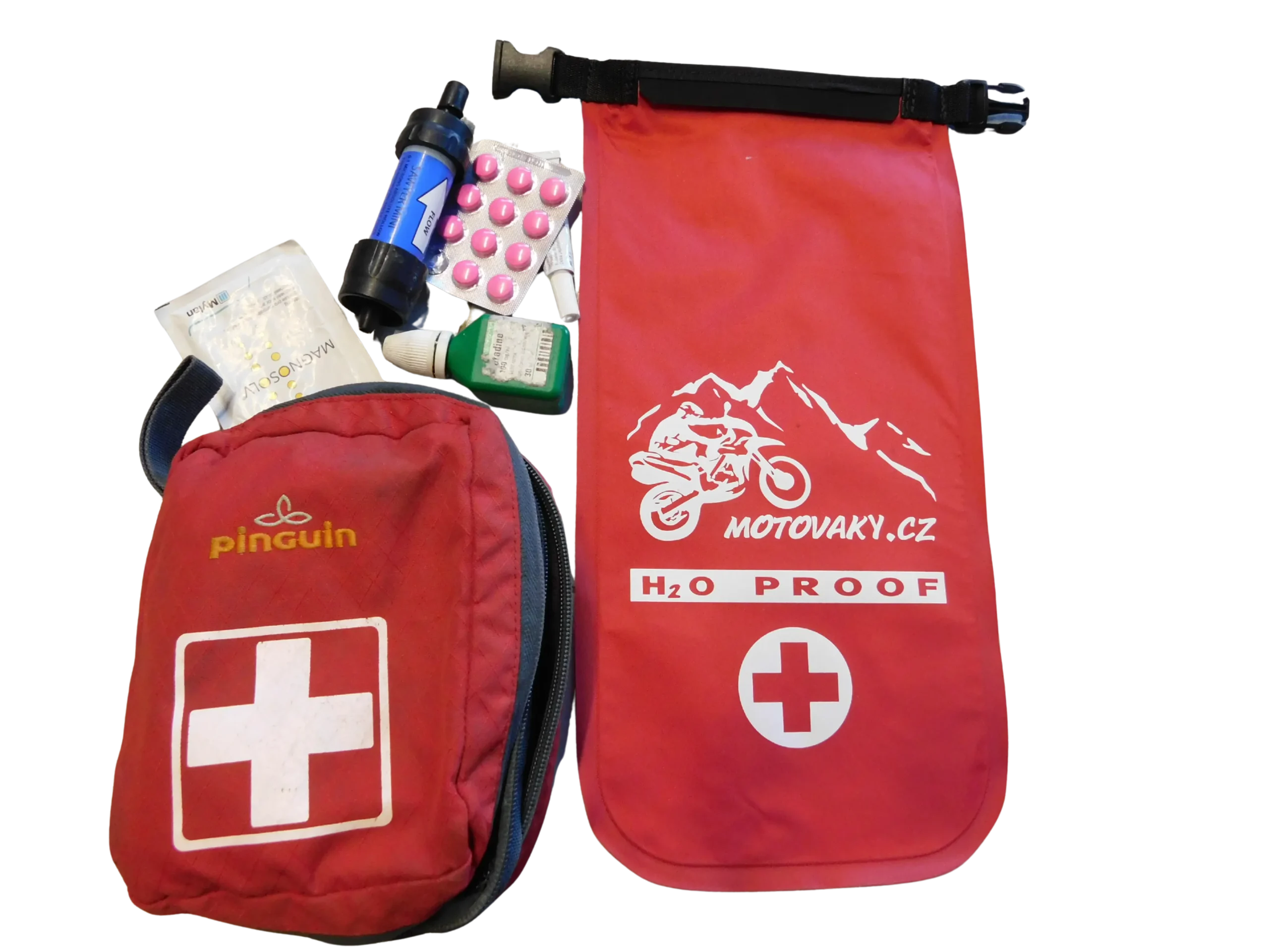 Vodotěsný vak na motolékárničku