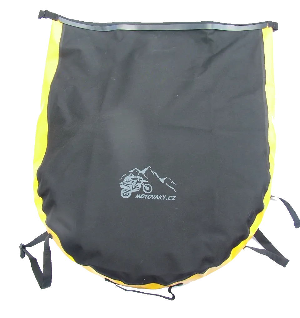 Vak na samorozkládací stan černo-žlutý – rozrolovaný
