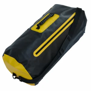 Zadní vak na motorku 60L s bočním vstupem černo-žlutý
