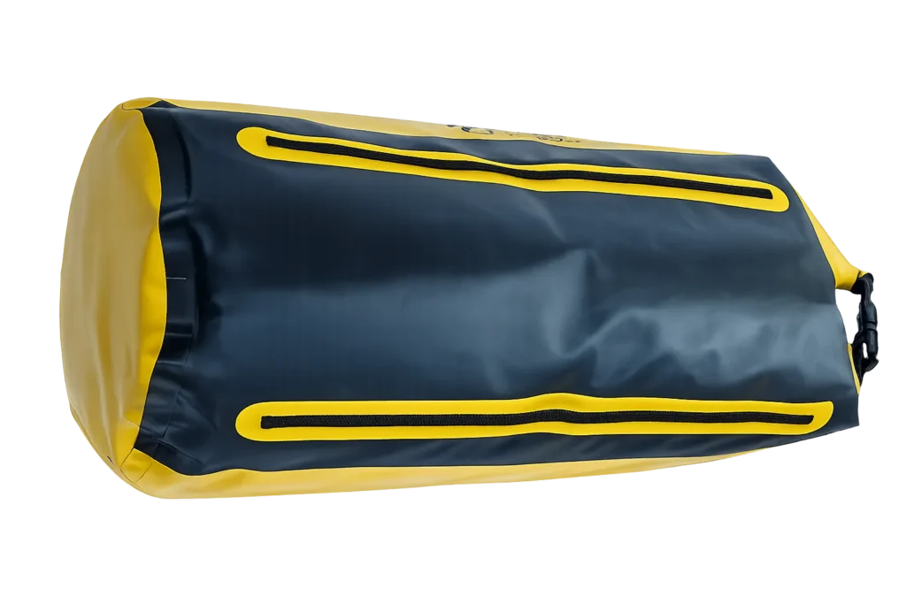 Zadní vak na motorku s bočním vstupem – horní pohled